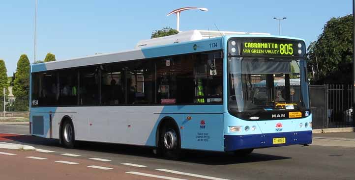 Transit Systems MAN 18.320 Volgren CR228L 1134